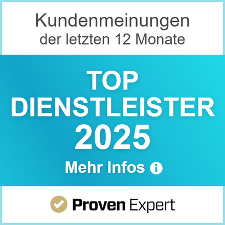 ProvenExpert Top Dienstleister 2025