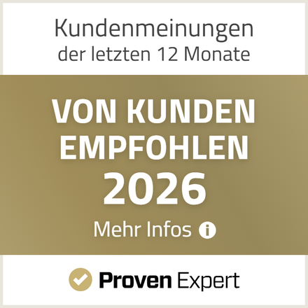 ProvenExpert Von Kunden empfohlen 2026