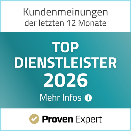 ProvenExpert Top Dienstleister 2026